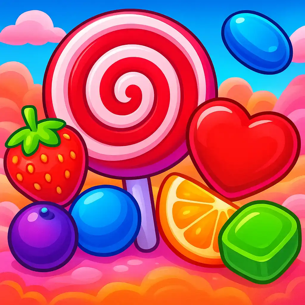 Cover art for the slot game Sweet Bonanza